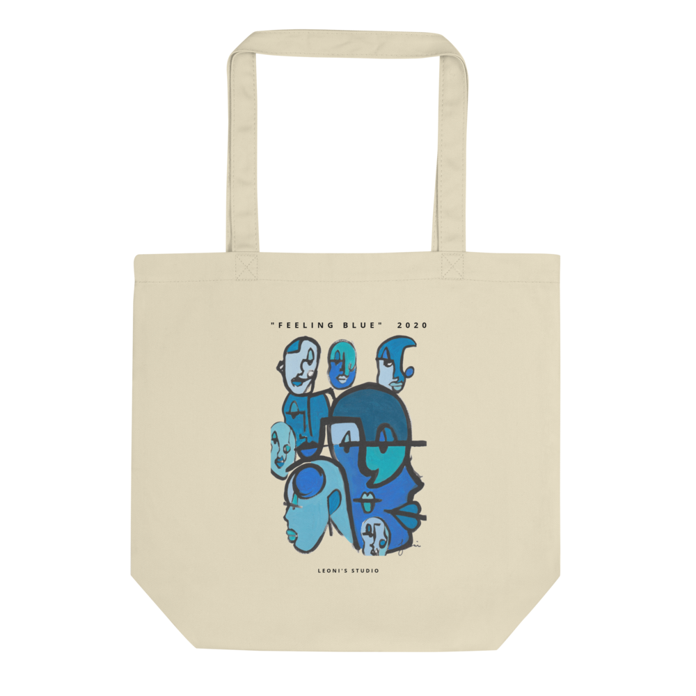 "Feeling Blue" Tote Bag