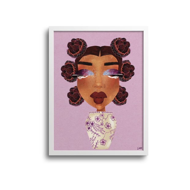 "Riah" Pothead Print