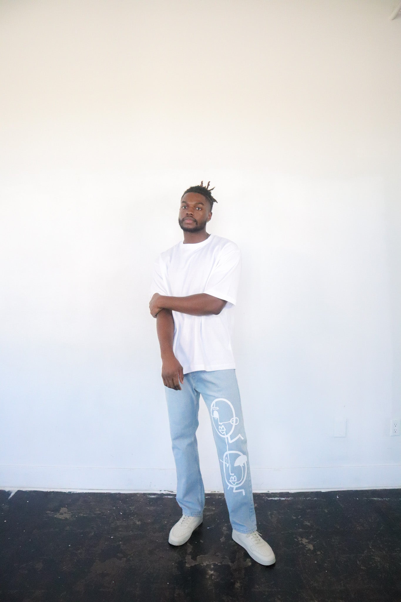 Men's Painted Denim