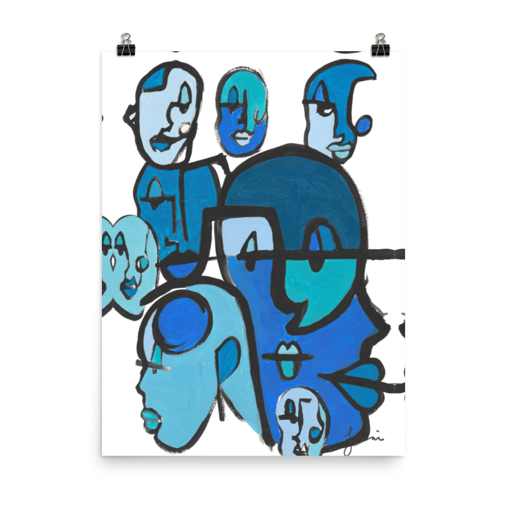 "Feeling Blue" Print