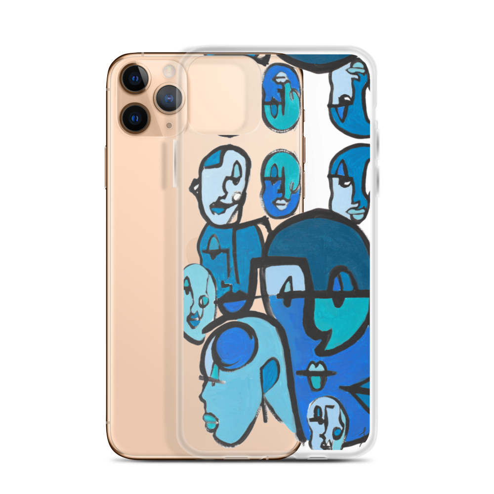 "Feeing Blue" iPhone Case