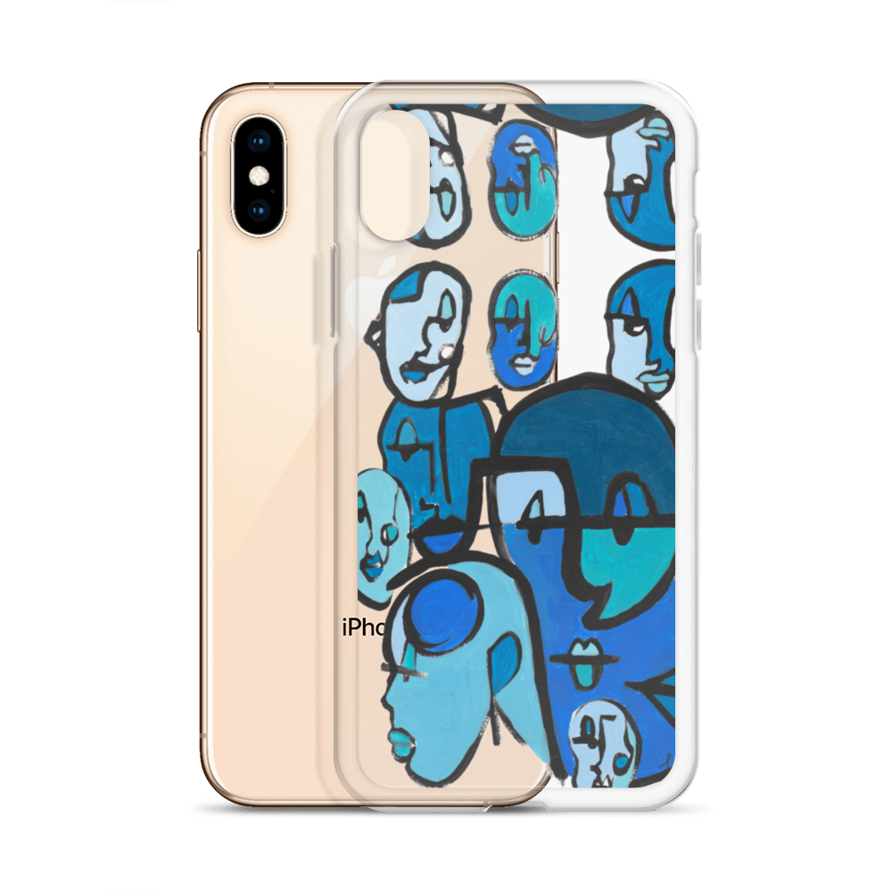 "Feeing Blue" iPhone Case
