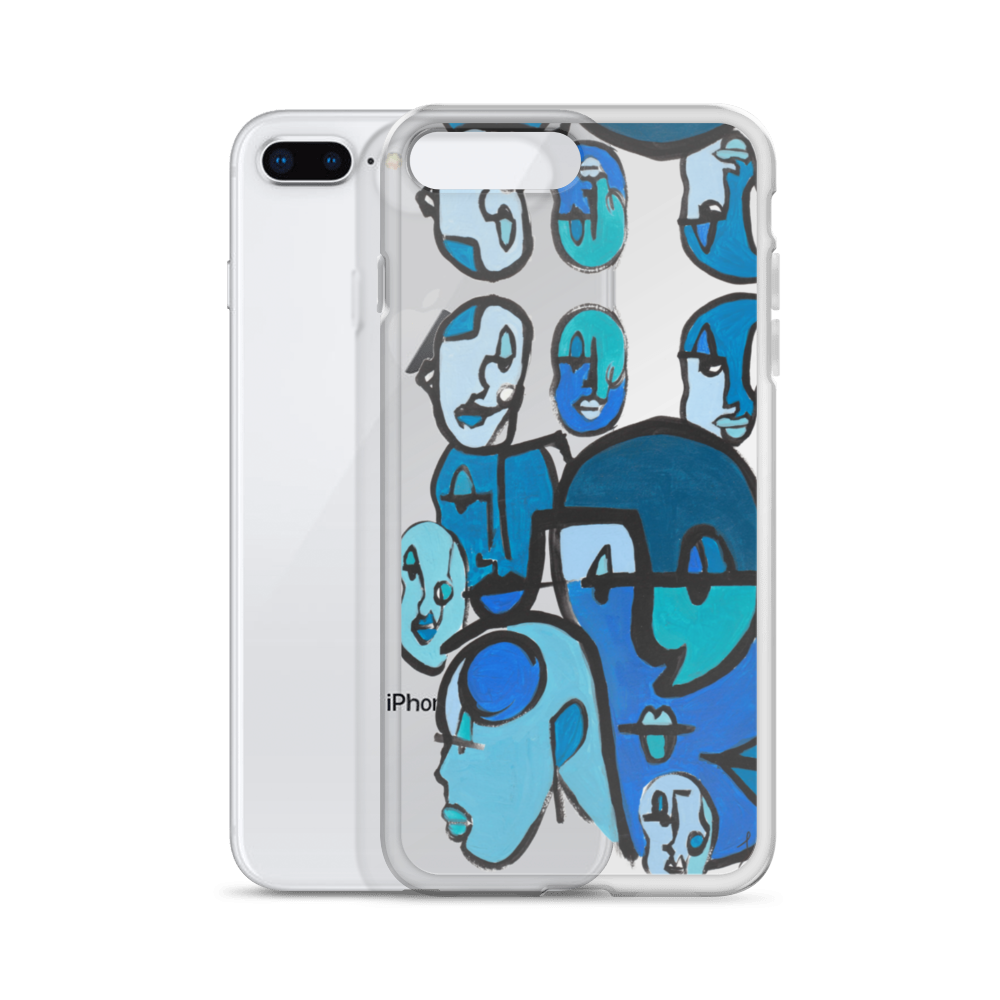 "Feeing Blue" iPhone Case
