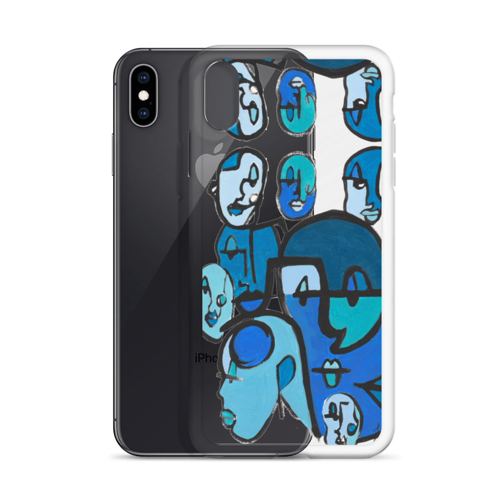 "Feeing Blue" iPhone Case