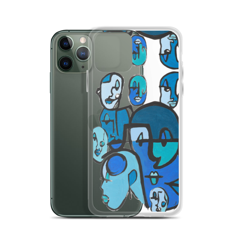 "Feeing Blue" iPhone Case