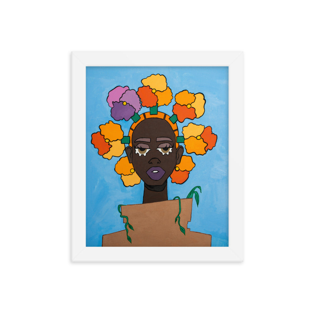 Framed "POTHEAD" Print