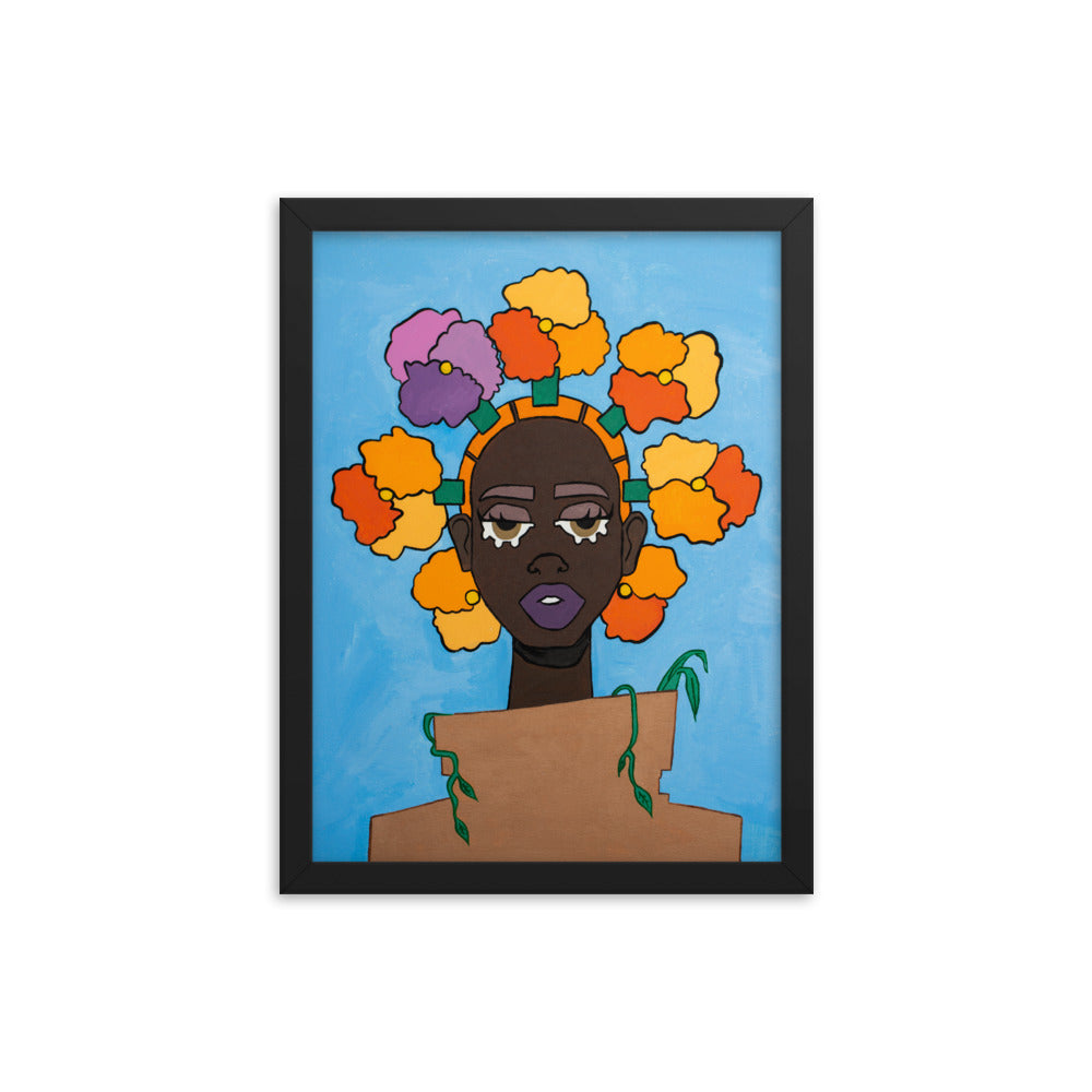 Framed "POTHEAD" Print