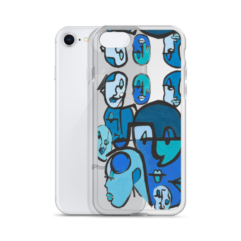 "Feeing Blue" iPhone Case