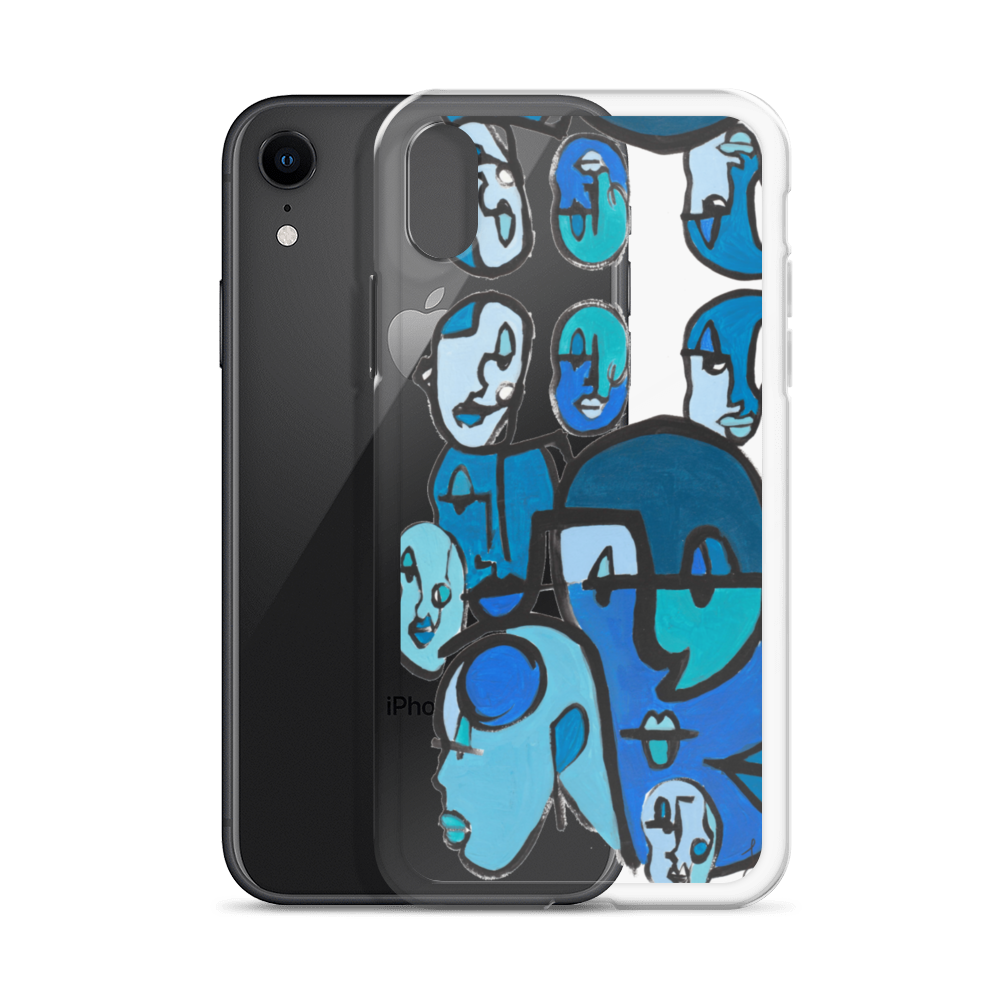 "Feeing Blue" iPhone Case