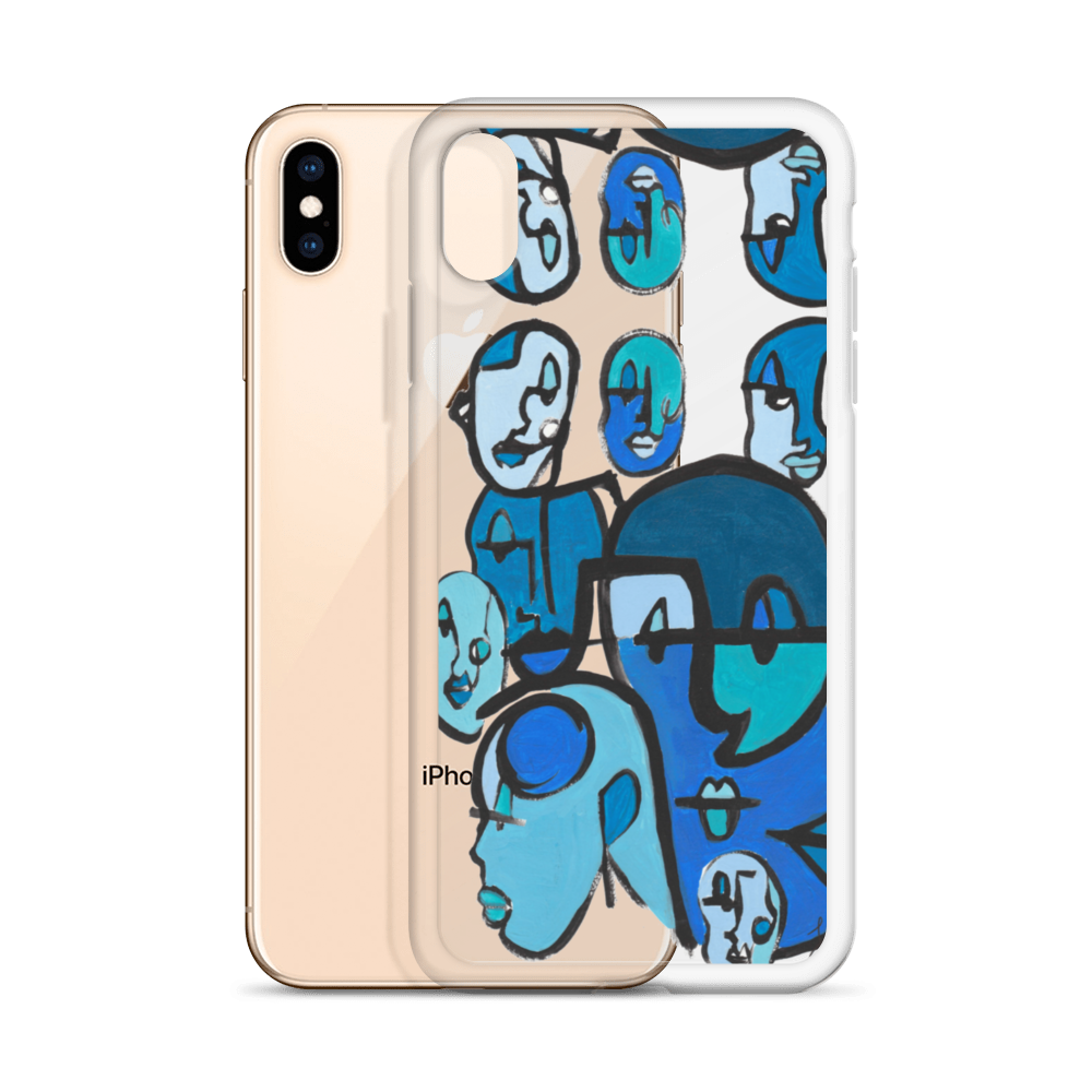 "Feeing Blue" iPhone Case